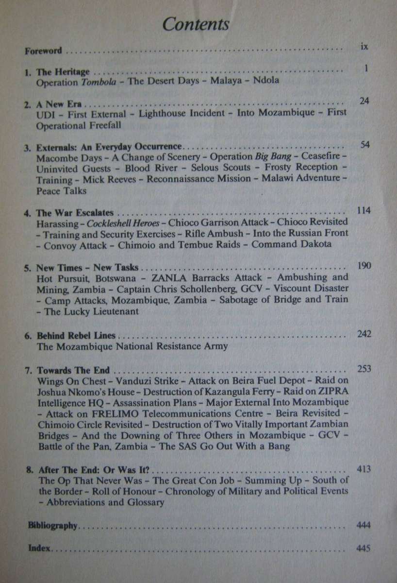 The Elite - The Story of The Rhodesian Special Air Service Barbara Cole