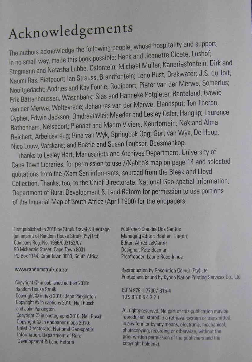 San Rock Engravings Marking the Karoo Landscape Neil Rusch & John Parkington