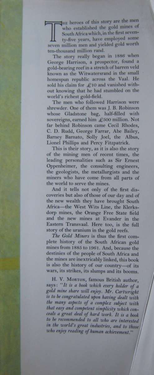 The Gold Miners A P Cartwright. Illustrations by Benny Gruzin