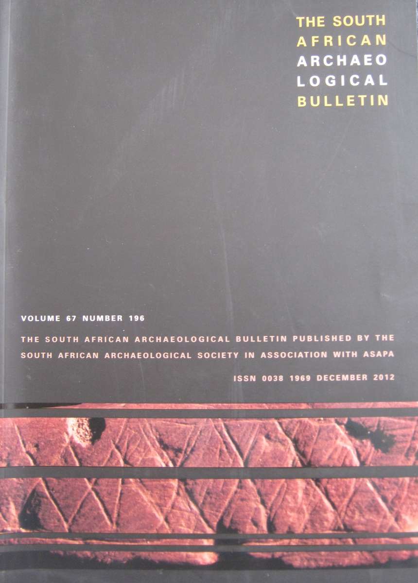The South African Archaeological Bulletin  4 volumes