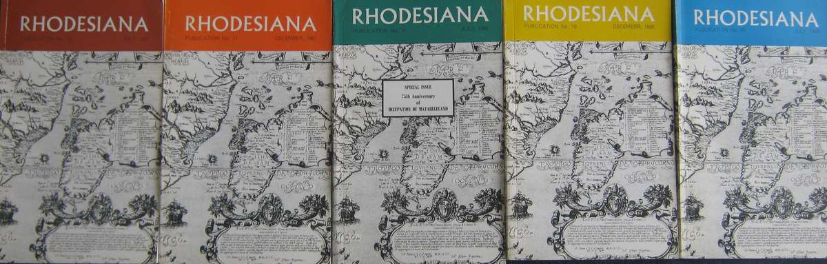 Full Set of 40 Rhodesiana Journals 1956 - 1979