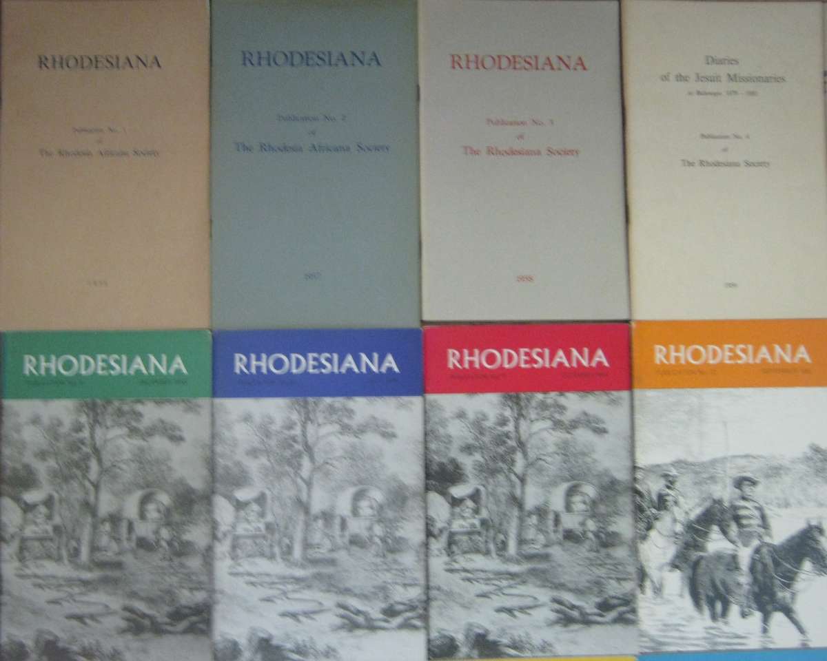 Full Set of 40 Rhodesiana Journals 1956 - 1979