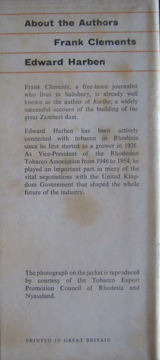 Leaf of Gold The Story of Rhodesian Tobacco Frank Clements & Edward Harben