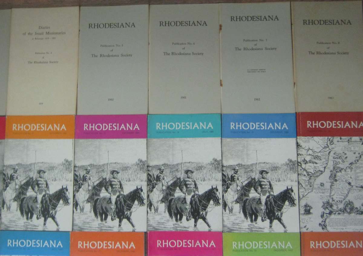 Full Set of 40 Rhodesiana Journals 1956 - 1979