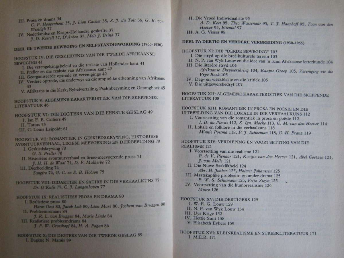 Die Afrikaanse Literatuur 1652-1987 J C Kannemeyer  P