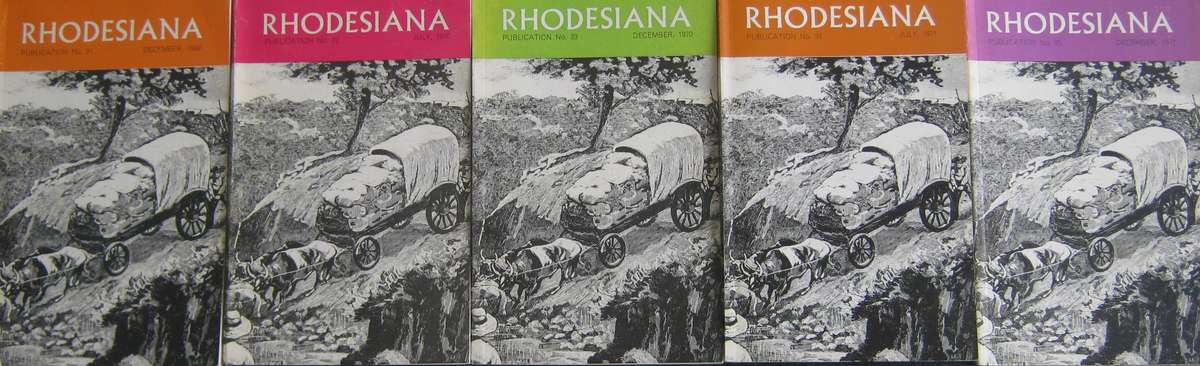 Full Set of 40 Rhodesiana Journals 1956 - 1979