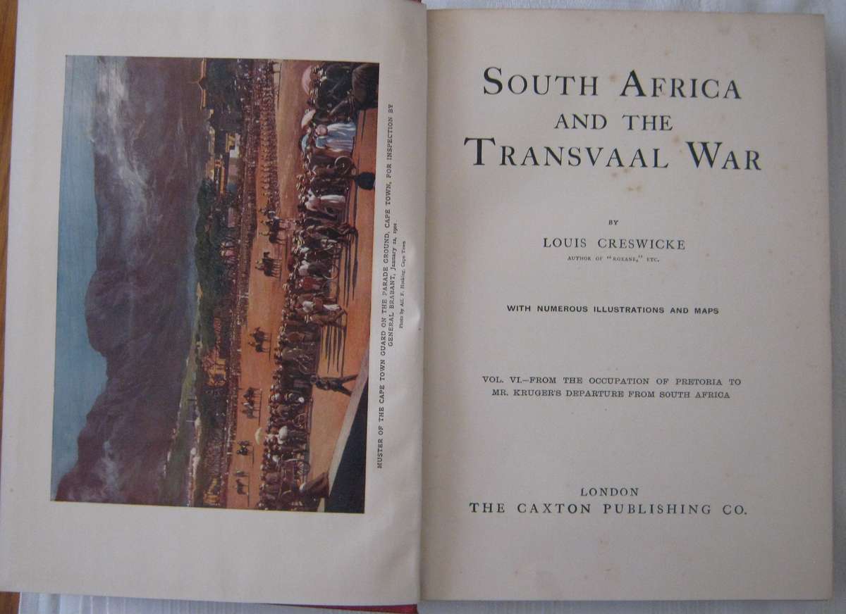 South Africa and the Transvaal War- Eight Volumes Louis Creswicke
