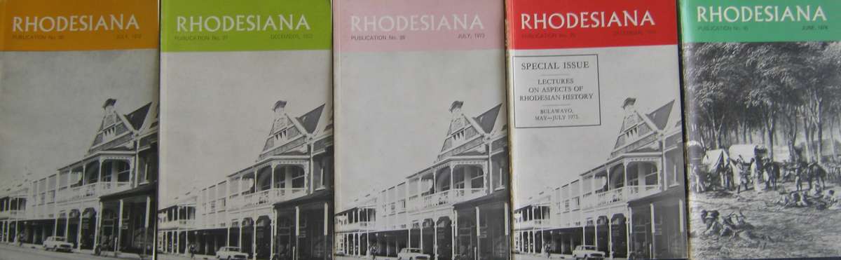 Full Set of 40 Rhodesiana Journals 1956 - 1979