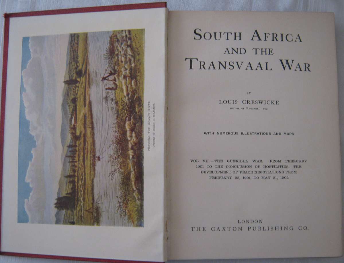 South Africa and the Transvaal War- Eight Volumes Louis Creswicke