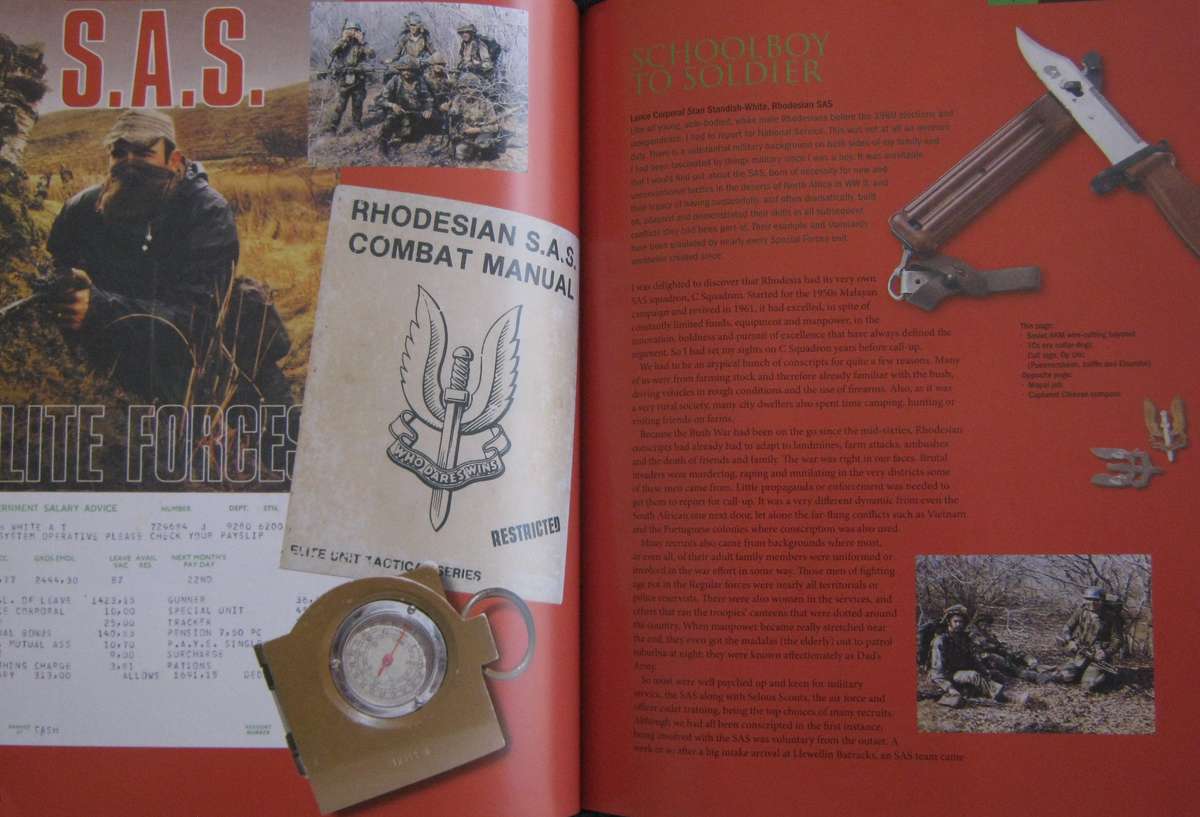 Rhodesia Special Air Service The Men Speak  Jonathan Pittaway Signed