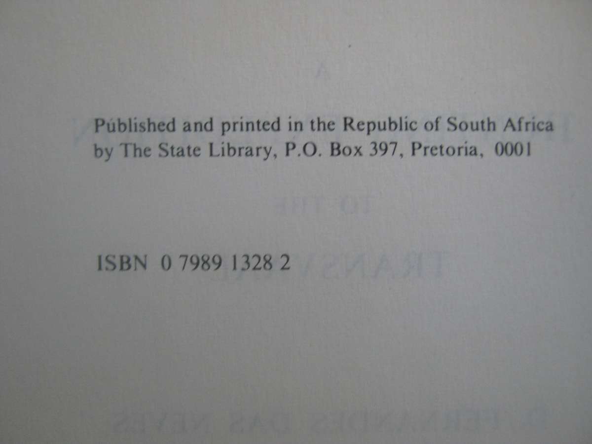 A Hunting Expedition to the Transvaal D Fernandes Das Neves