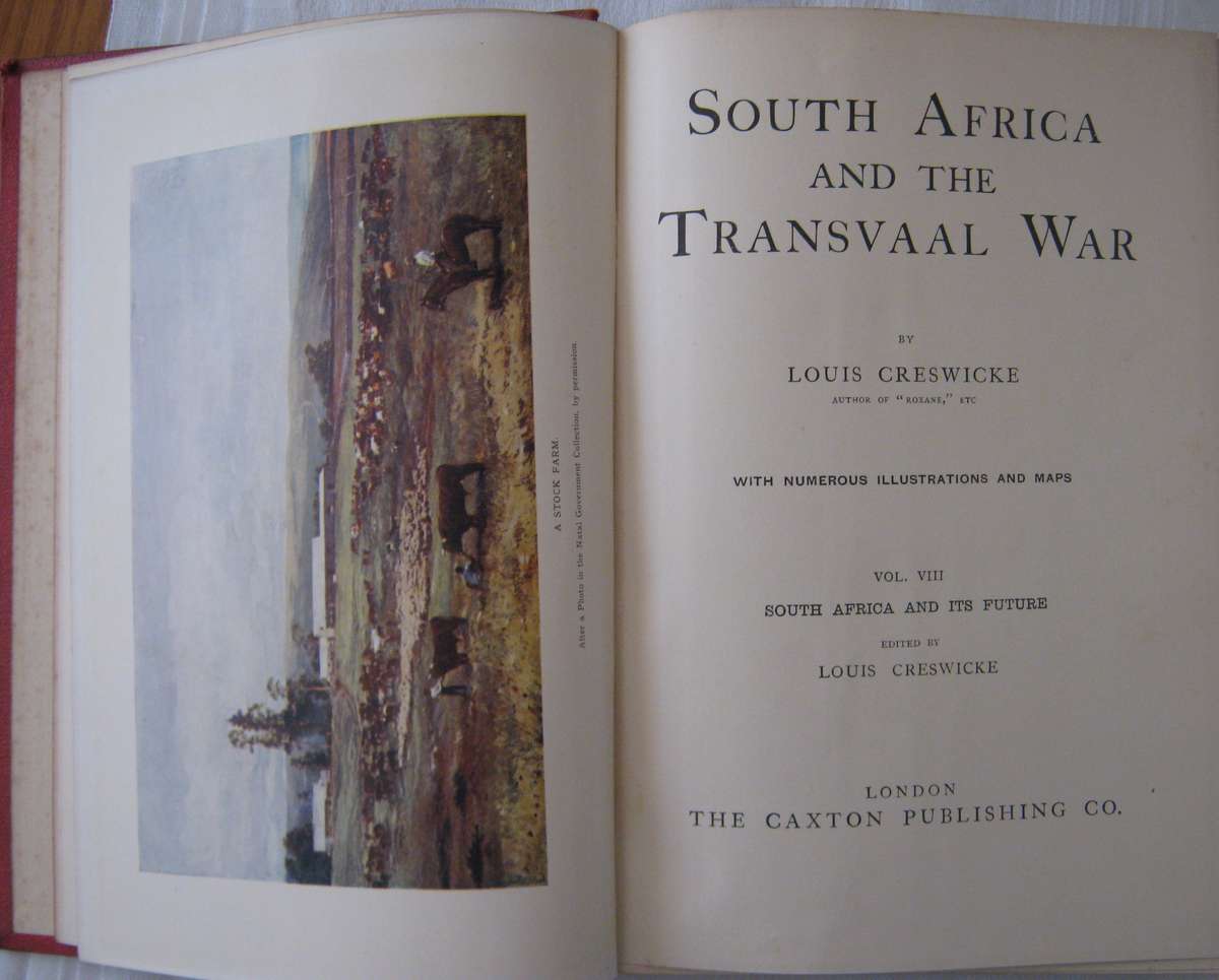 South Africa and the Transvaal War- Eight Volumes Louis Creswicke