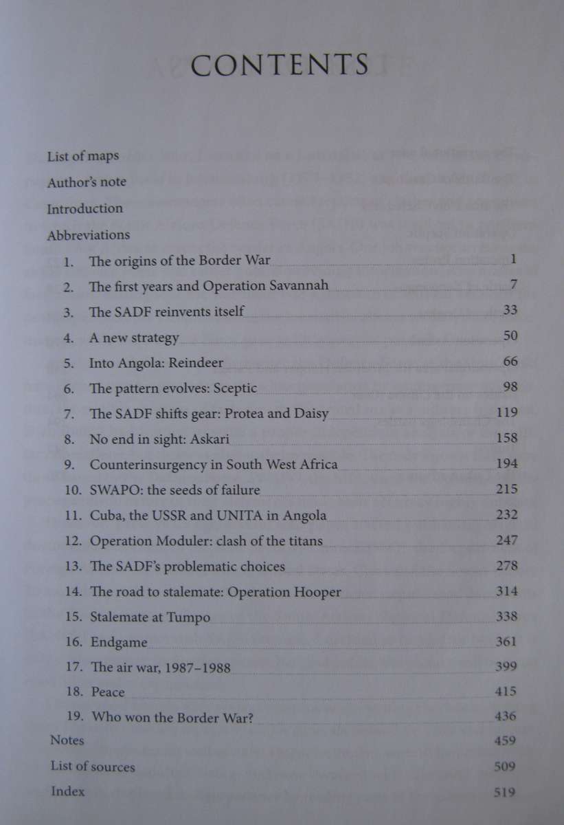 The SADF in the Border War 1966 1989  Leopold Scholtz