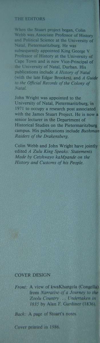The James Stuart Archive 4 Volume Set Author: Edited & Translated by C De B Webb & J B Wright