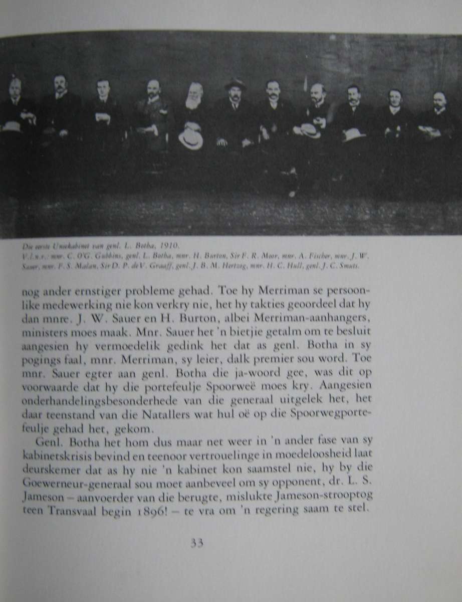 Premiers Verkiesings Sedert 1910 M C Botha