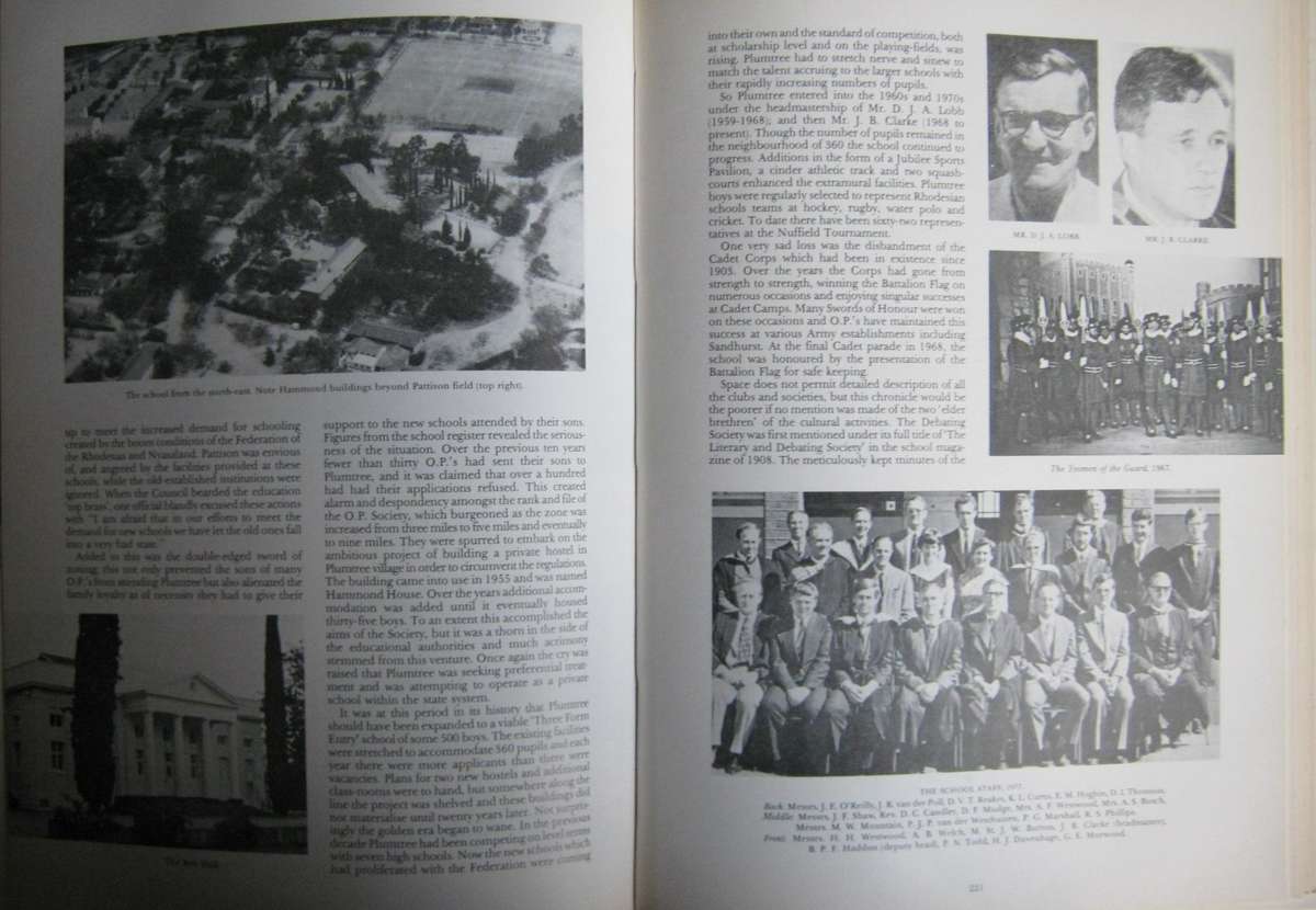 Some Renowned Rhodesian Senior Schools 1892 -1979 Edited by I P MacLaren