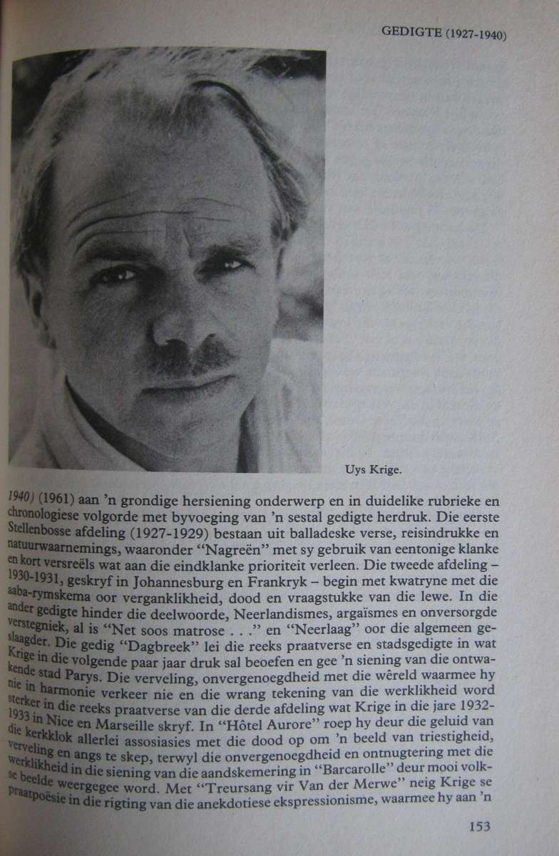 Die Afrikaanse Literatuur 1652-1987 J C Kannemeyer  P