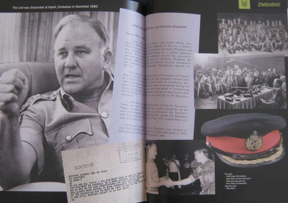 Rhodesia Special Air Service The Men Speak  Jonathan Pittaway Signed