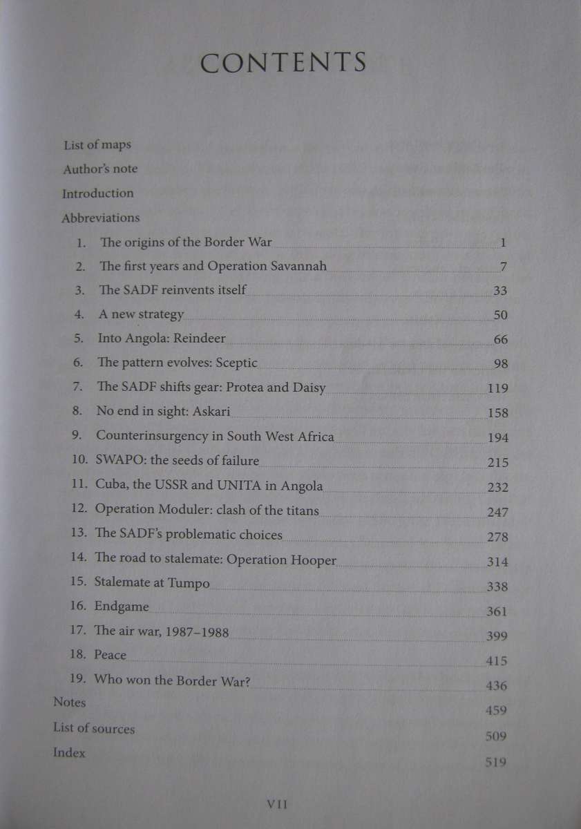 The SADF in the Border War 1966 1989 Leopold Scholtz