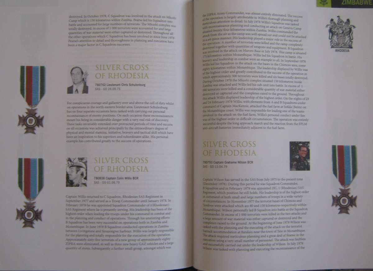 Rhodesia Special Air Service The Men Speak  Jonathan Pittaway Signed