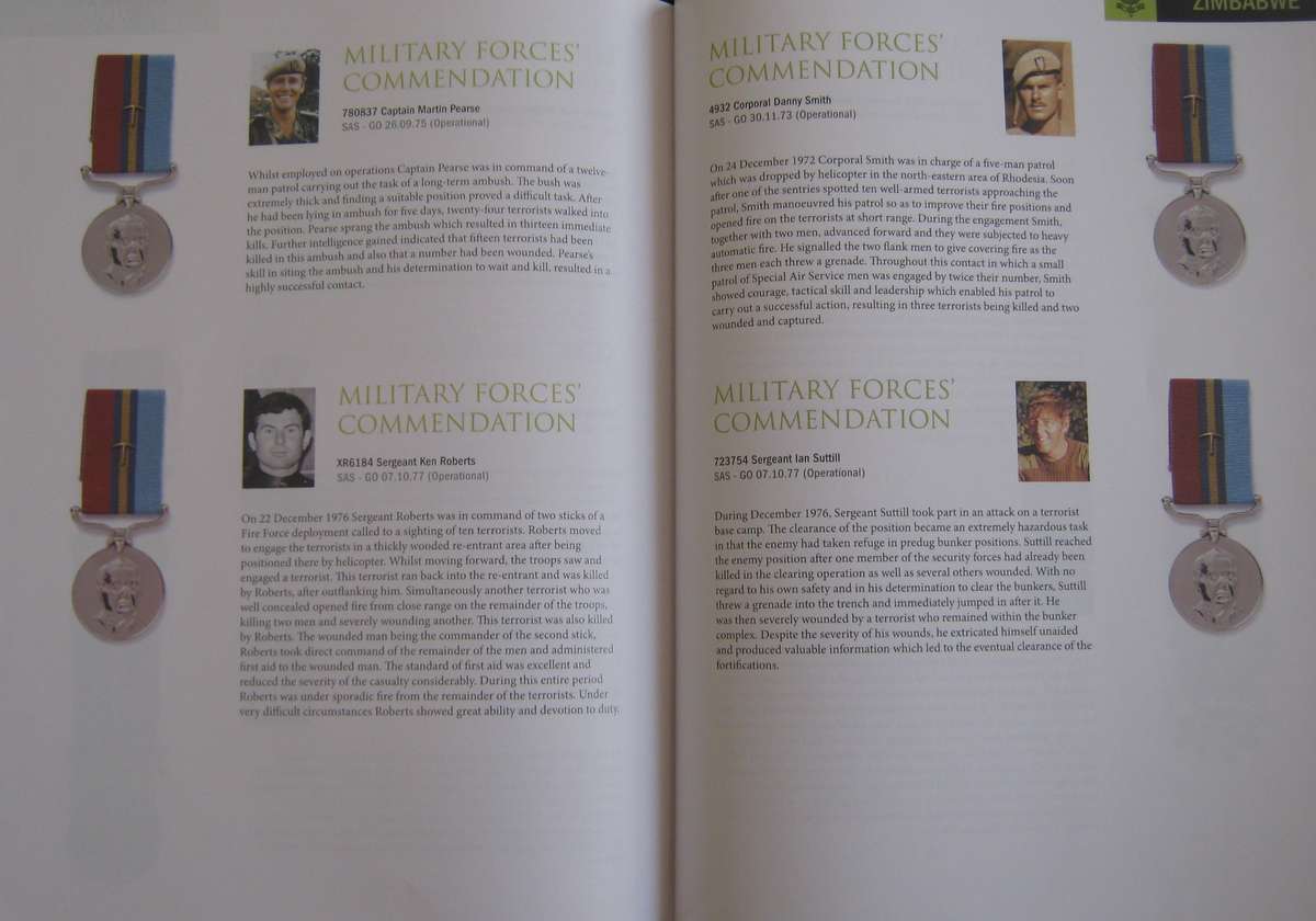 Rhodesia Special Air Service The Men Speak  Jonathan Pittaway Signed