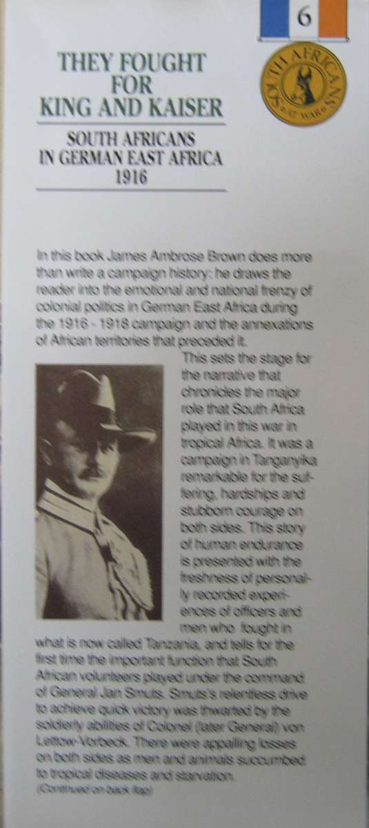 South Africans At War Series  8 Volumes