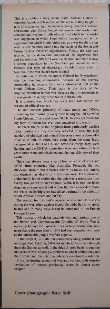 They Live by the Sword 32 Buffalo Battalion  South Africas Foreign Legion Col. Jan Breytenbach