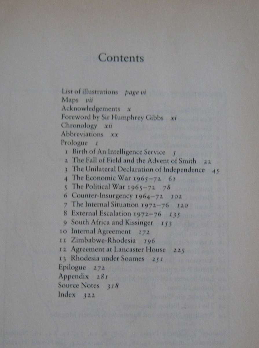 Serving Secretly Rhodesias CIO Chief On Record Ken Flower