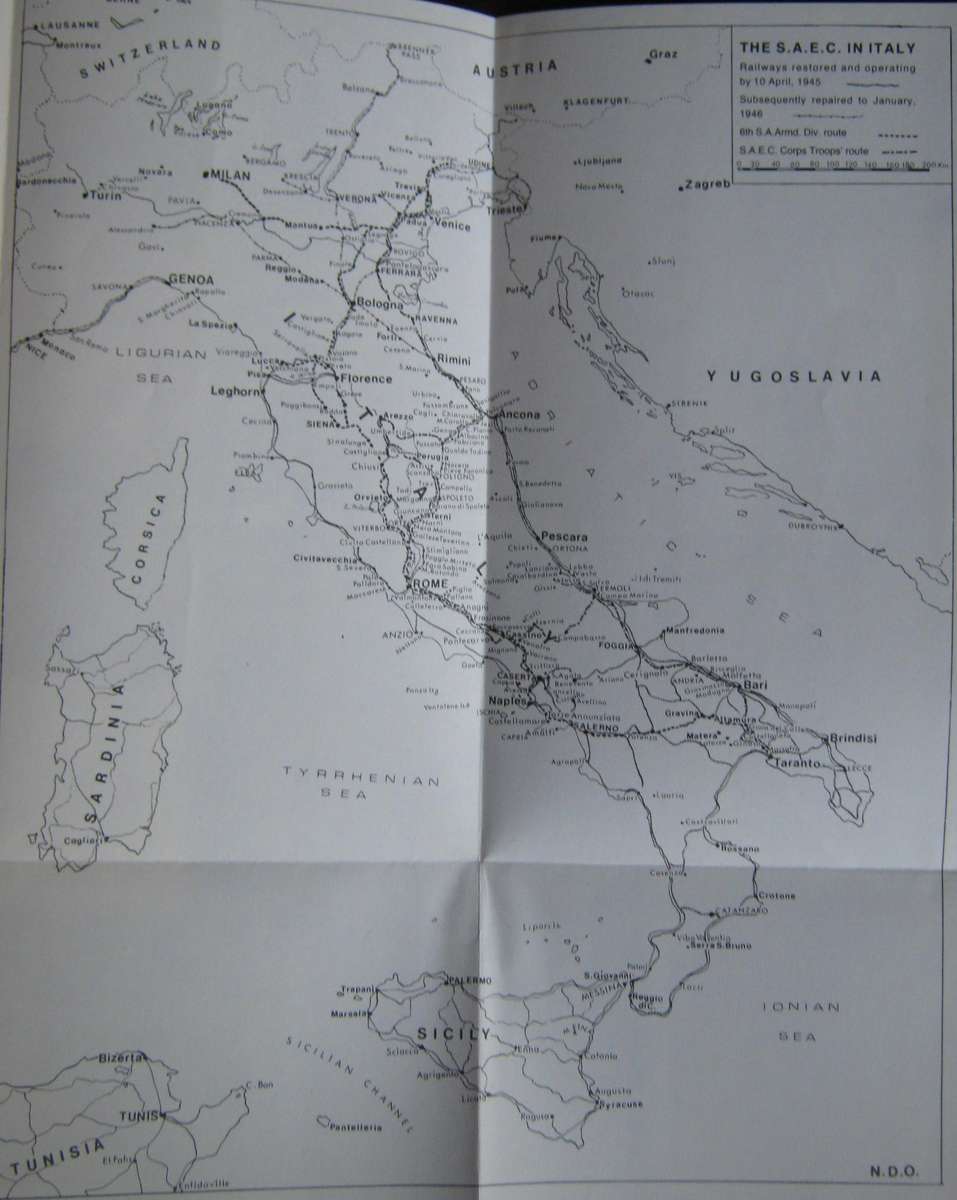 Salute the Sappers. Volume 8. Parts I & II of the South African Forces: World War II series. Signed