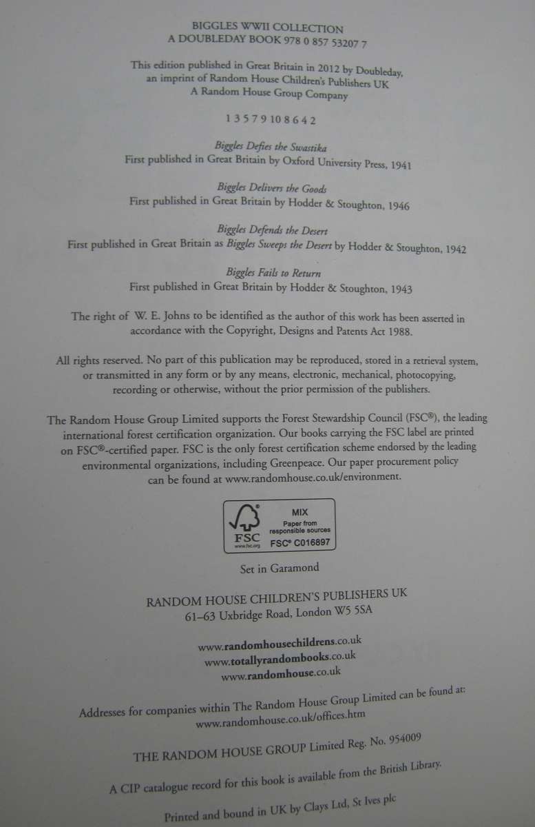 Biggles WWII Collection