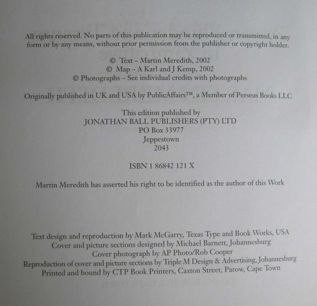 Robert Mugabe Power, Plunder and Tyranny in Zimbabwe Martin Meredith