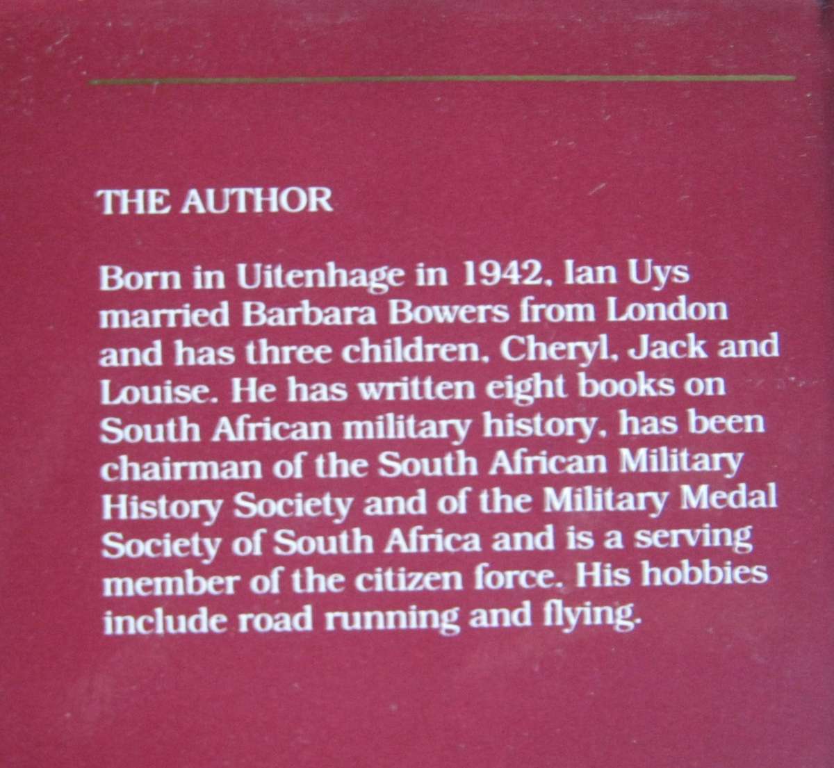 South African Military Whos Who 1452-1992 Ian Uys