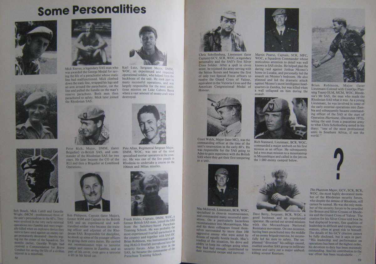 The Elite Rhodesian Special Air Service Pictorial Barbara Cole