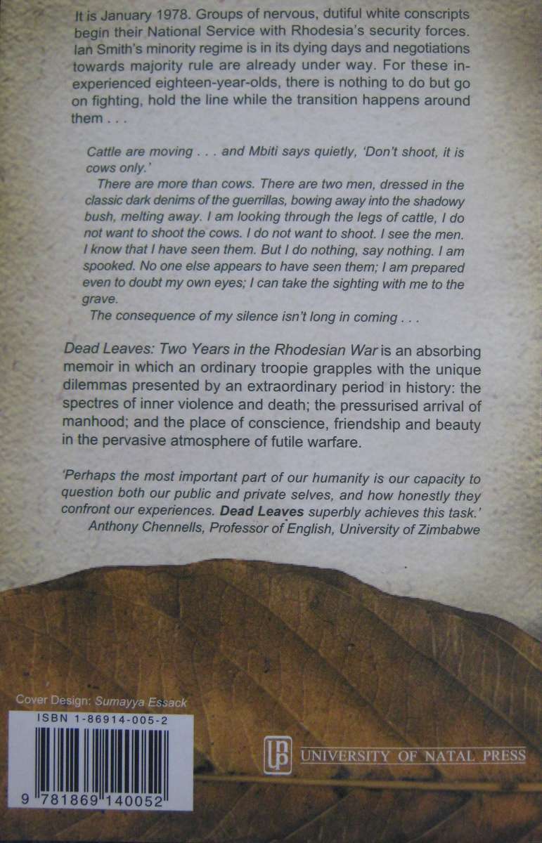 Dead Leaves Two Years in the Rhodesian War Dan Wylie