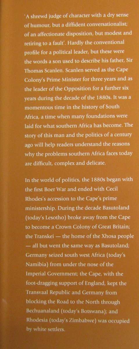 The First Son of South Africa to be Premier Signed by the author: