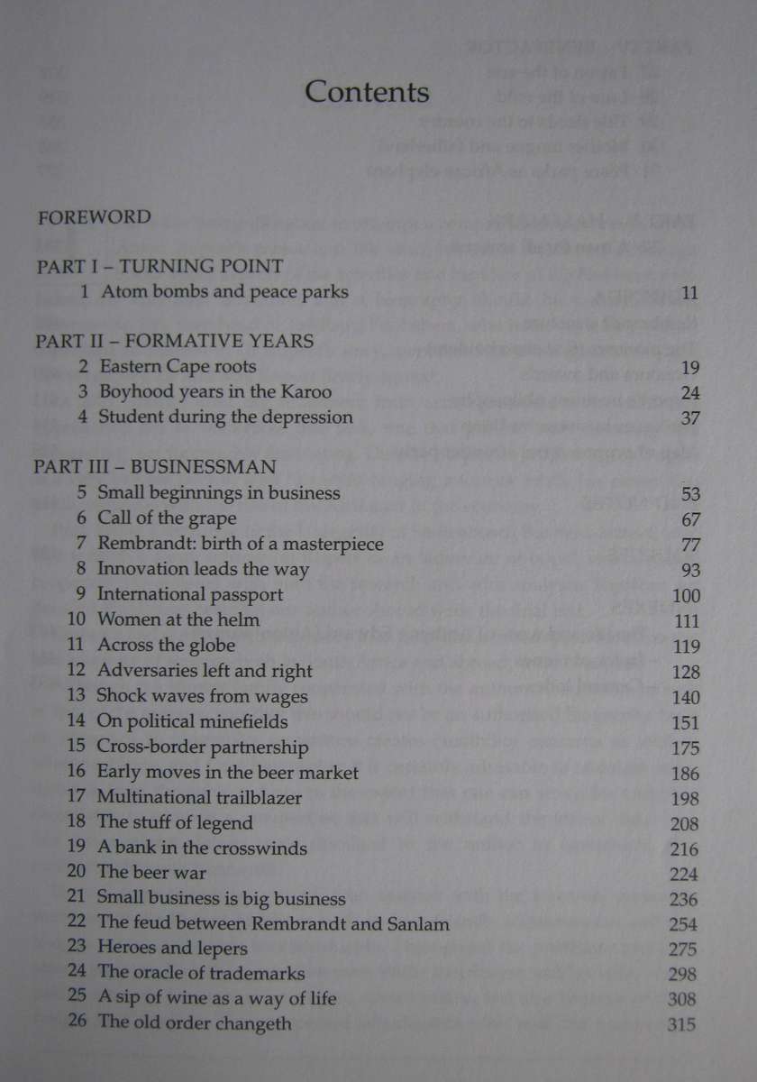 Anton Rupert A Biography Ebbe Dommisse in cooperation with Willie Esterhuyse