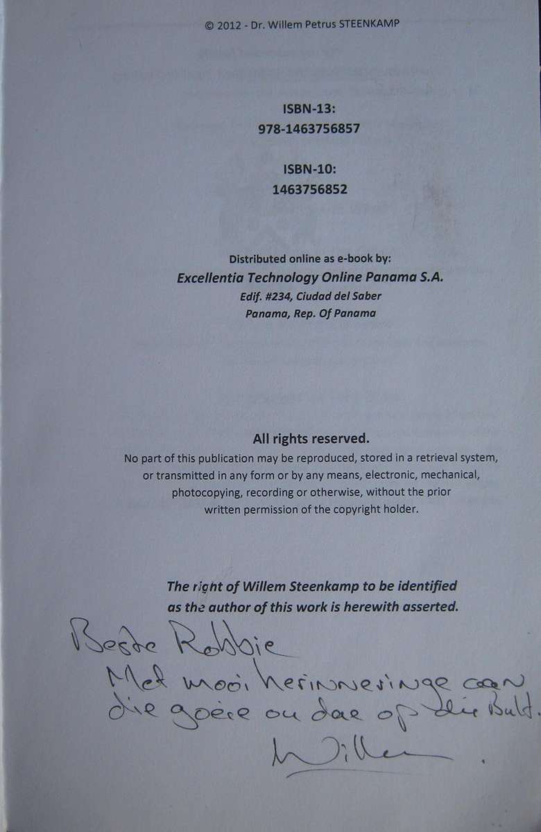 Afrikanaan. South African Reality. Anticipating Tomorrow by Understanding Yesterday