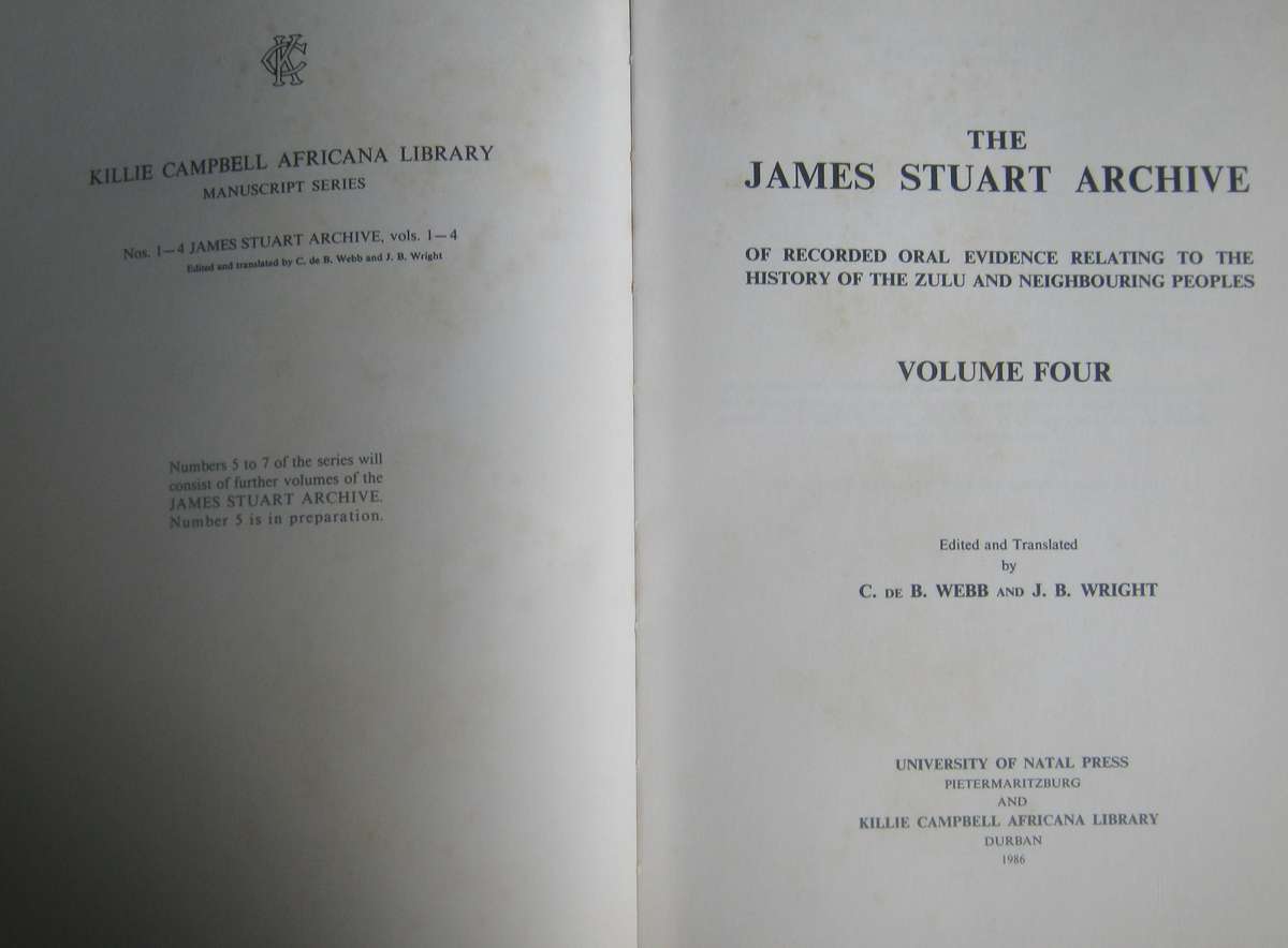The James Stuart Archive 4 Volume Set Author: Edited & Translated by C De B Webb & J B Wright