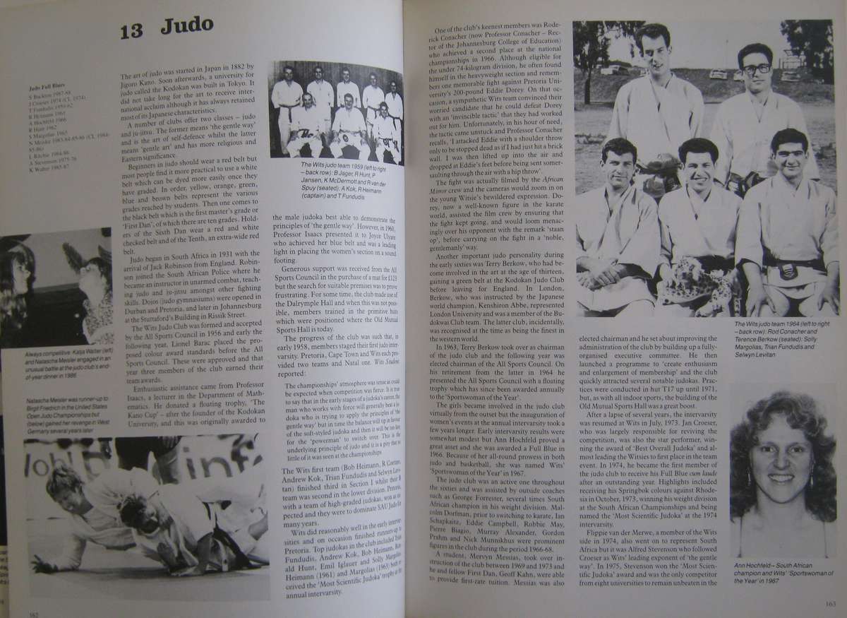 Wits Sport An Illustrated History of Sport at the University of the Witwatersrand Jonty Winch