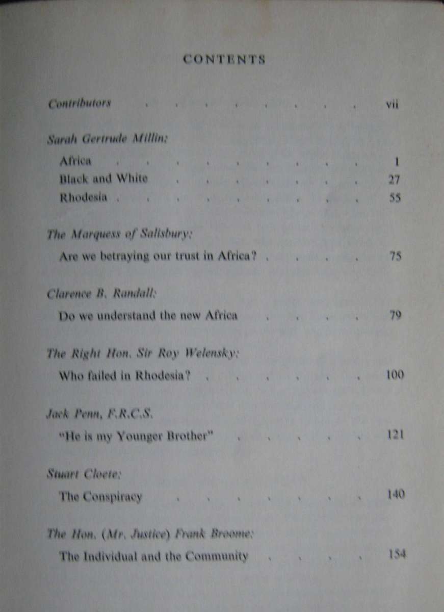 White Africans Are Also People Sarah Gertrude Millin