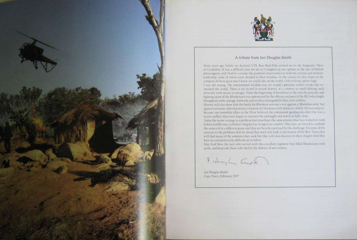 The Saints. The Rhodesian Light Infantry. Signed by Chris Cocks and Don Price BCR (No CD)
