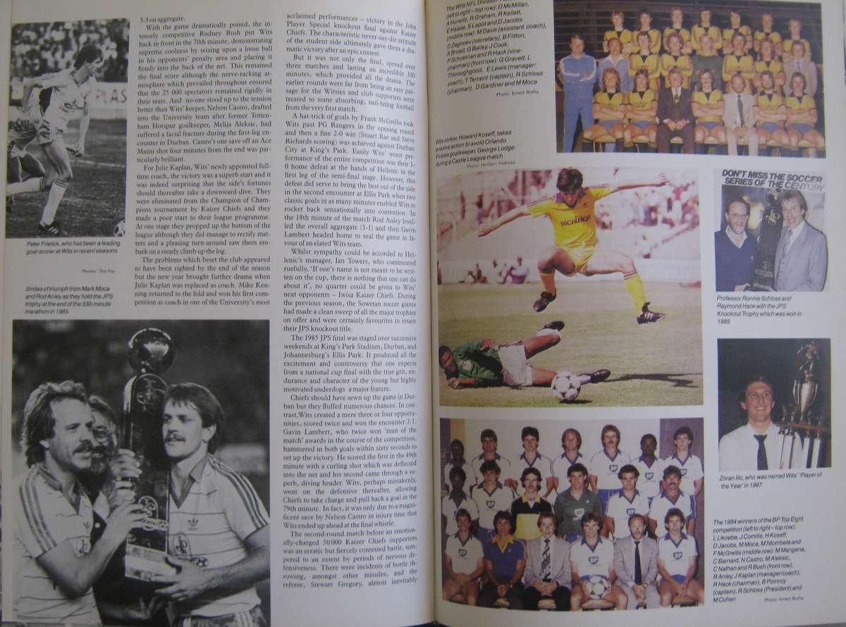 Wits Sport An Illustrated History of Sport at the University of the Witwatersrand Jonty Winch