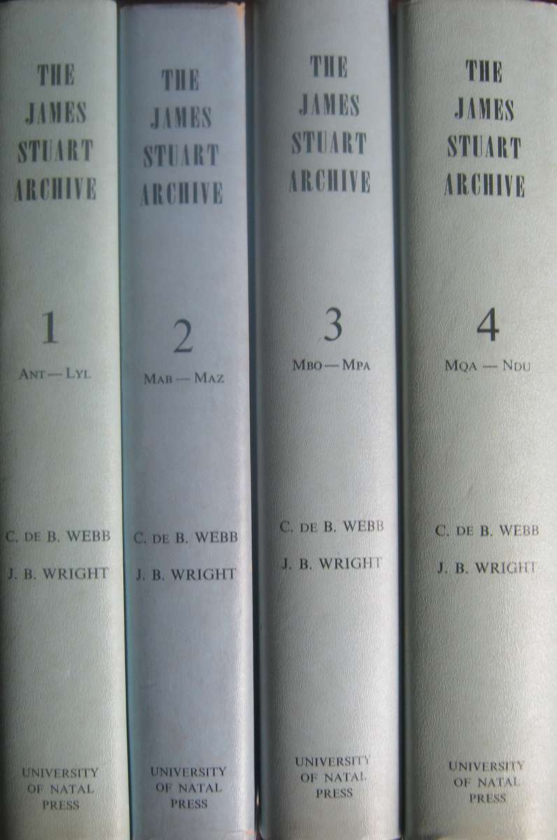 The James Stuart Archive 4 Volume Set Author: Edited & Translated by C De B Webb & J B Wright