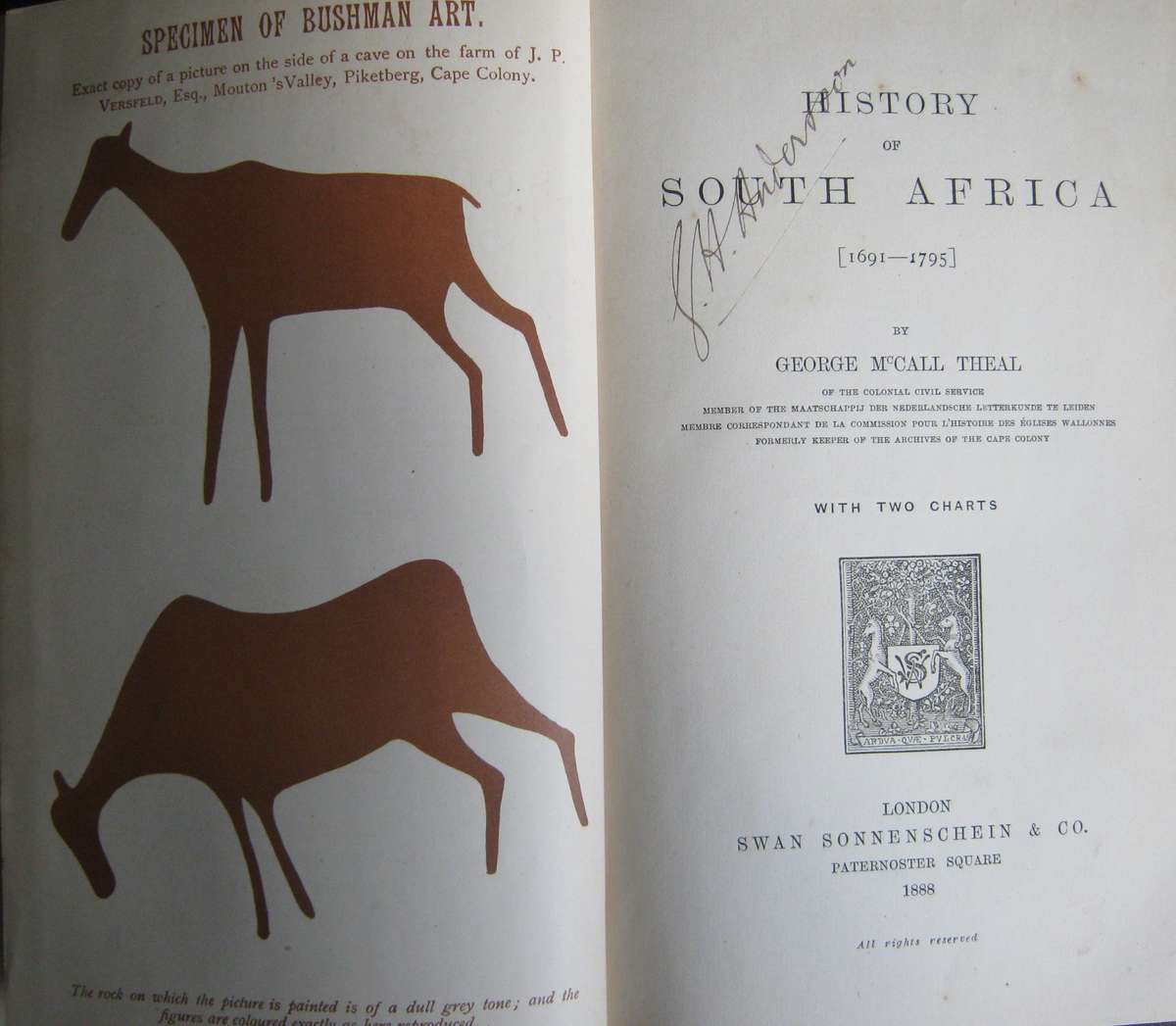 History of South Africa 1691 - 1795 George Mcall Theal