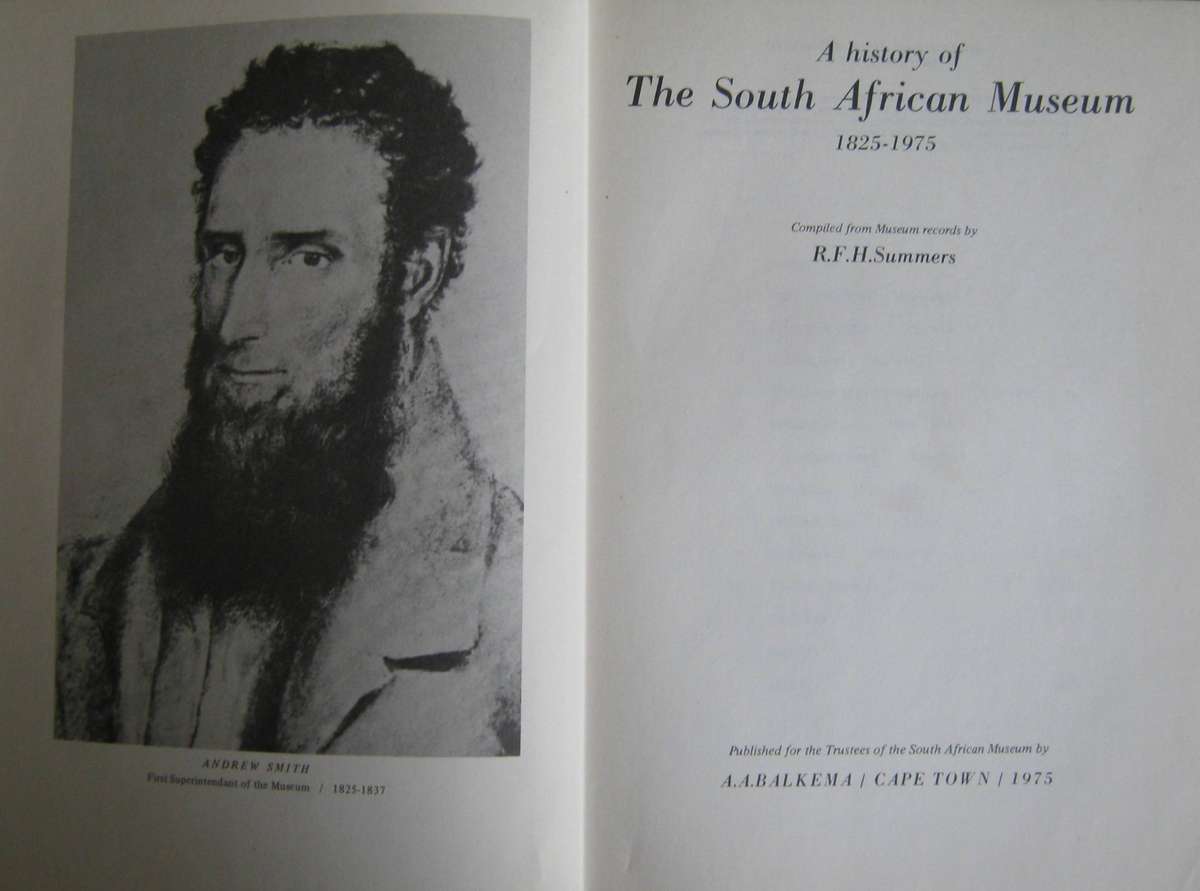 A History of The South African Museum R F H Summers