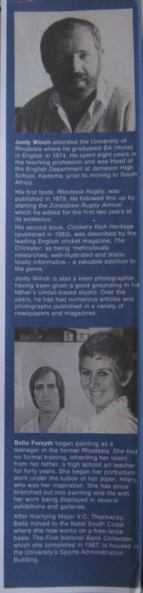 Wits Sport An Illustrated History of Sport at the University of the Witwatersrand Jonty Winch