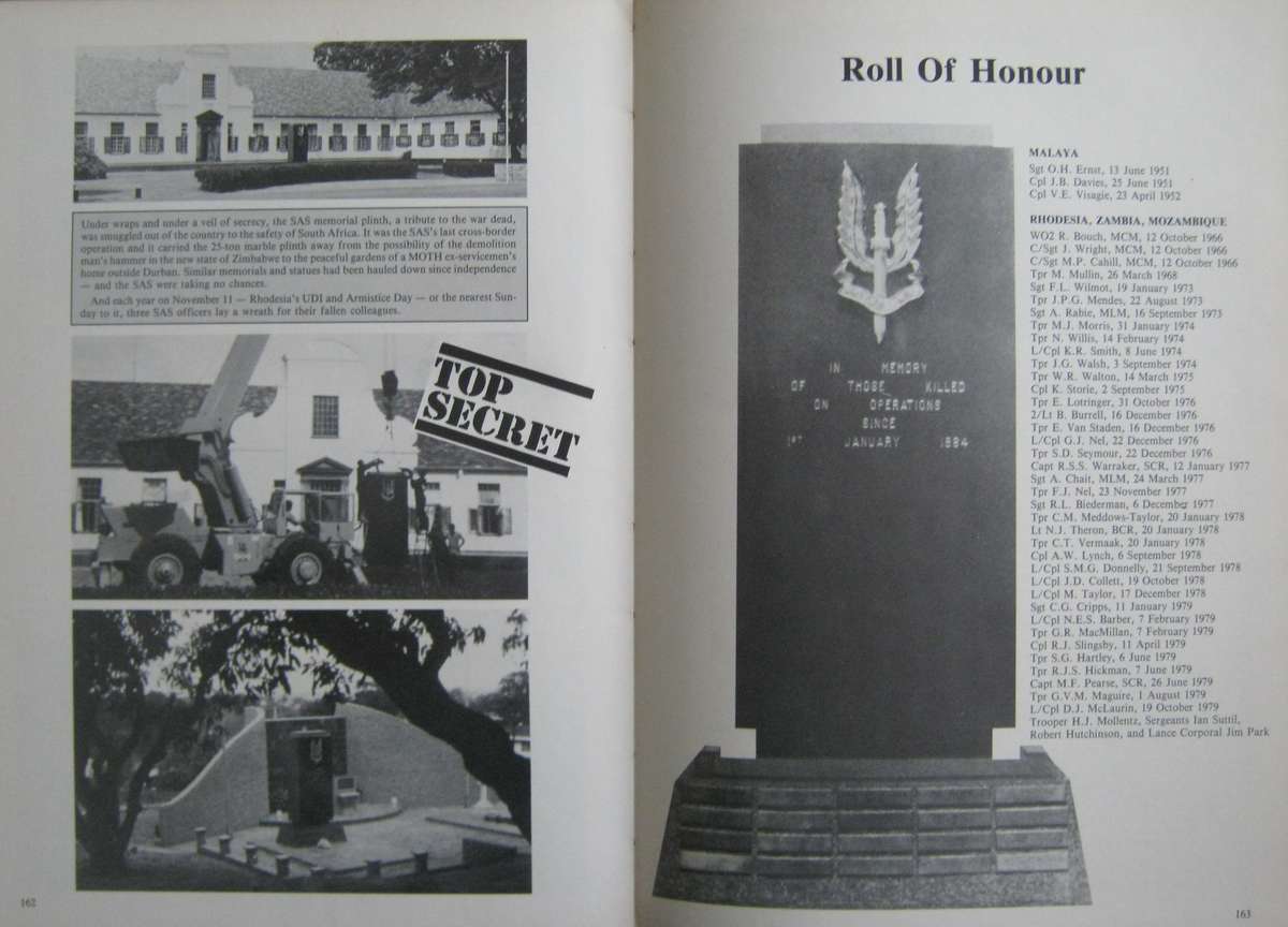 The Elite Rhodesian Special Air Service Pictorial Barbara Cole