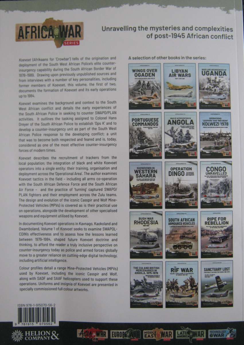 Koevoet South West African Police Counter-Insurgency Operations During the South African Border War