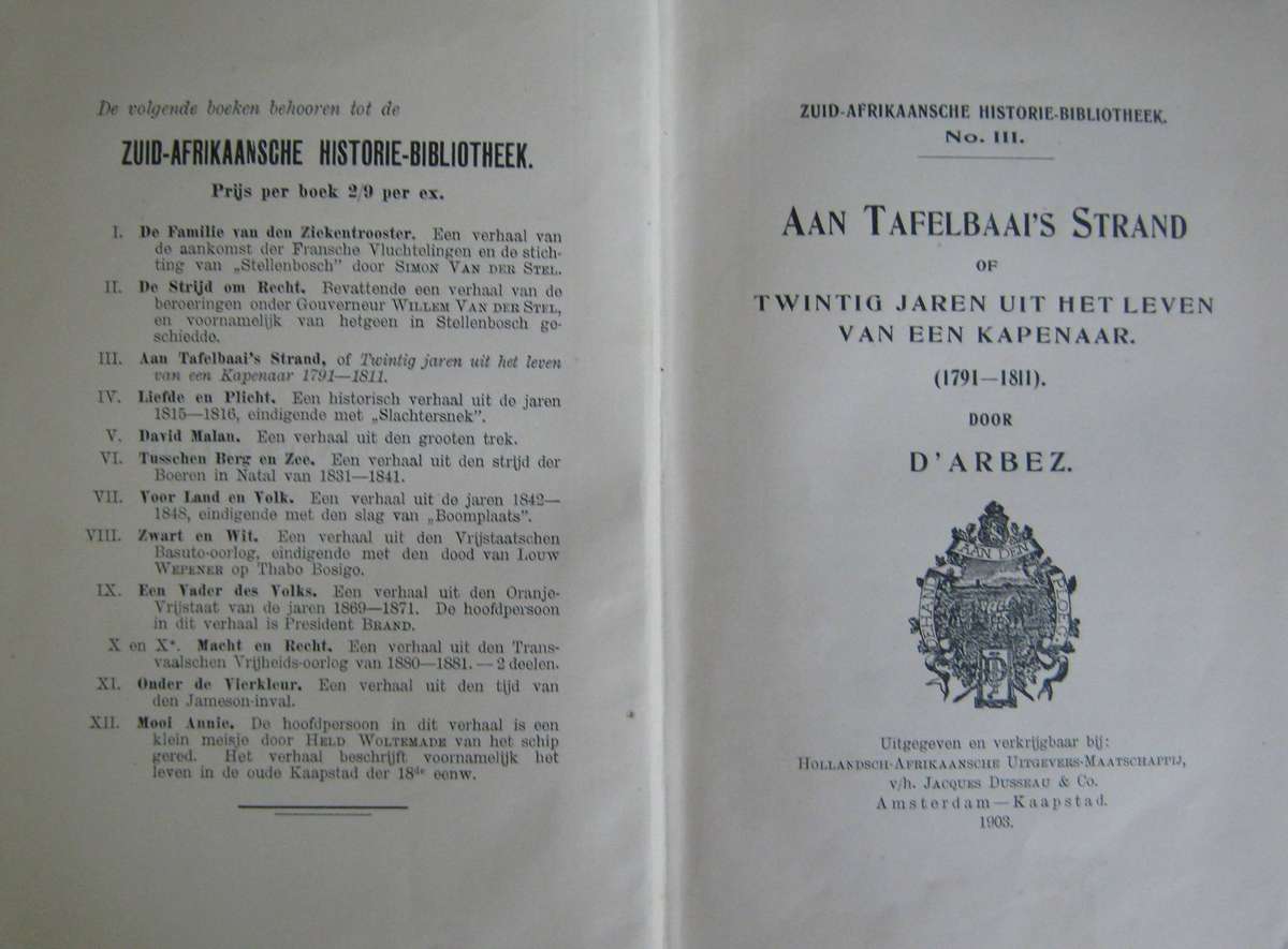 3 Suid-Afrikaansche Historie Bibliotheek Volumes