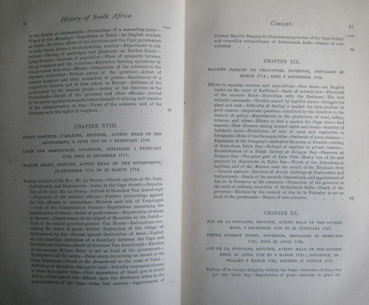 History of South Africa 1691 - 1795 George Mcall Theal